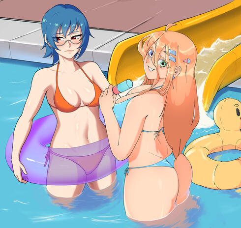 Waterpark Collab (@Mykeedoodles)
