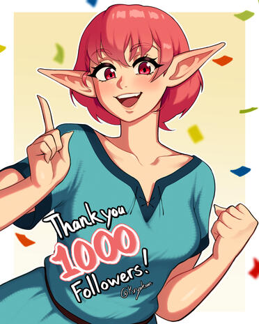 Twitter 1K Illustration